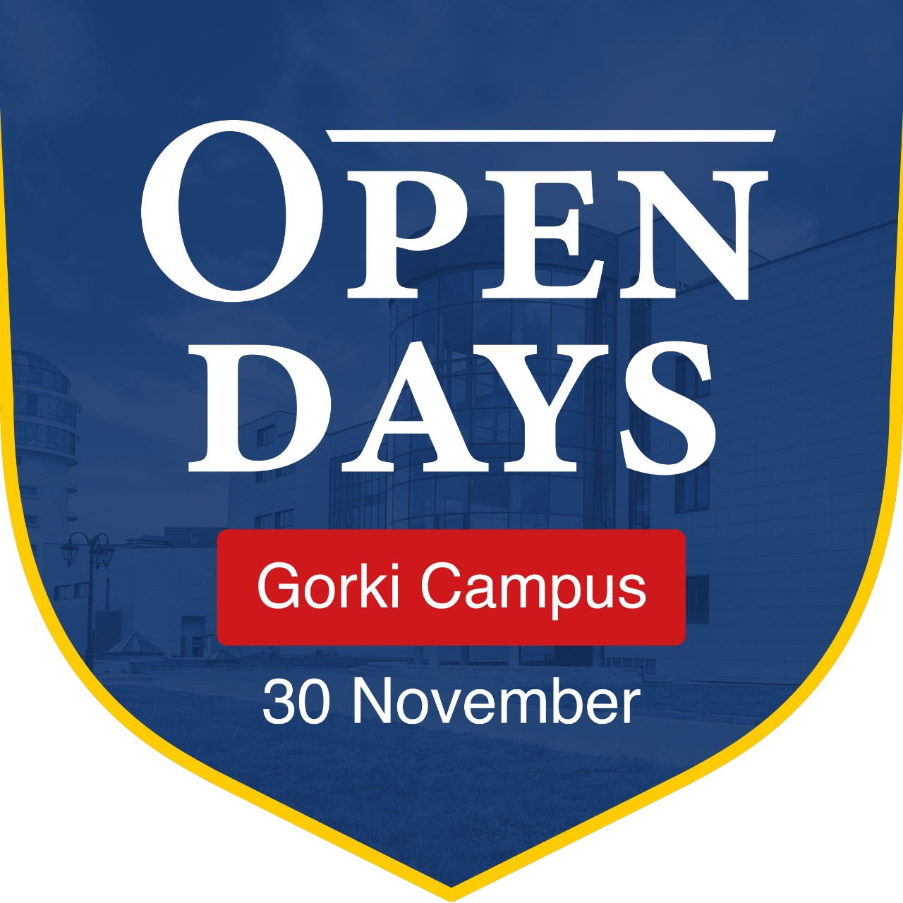 Welcome to Open day in Gorki campus