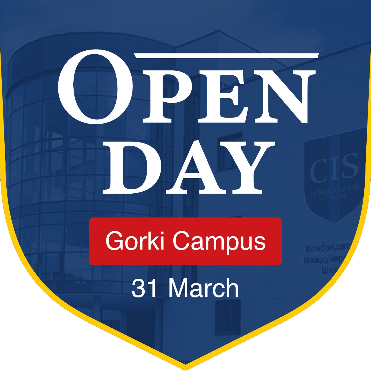 Welcome to Open day at CIS Gorki