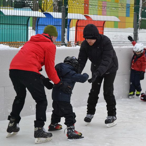 Skating in AIS Skolkovo